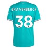 Maglia ufficiale Liverpool Gravenberch 38 Alternativa 2025-26 per Uomo